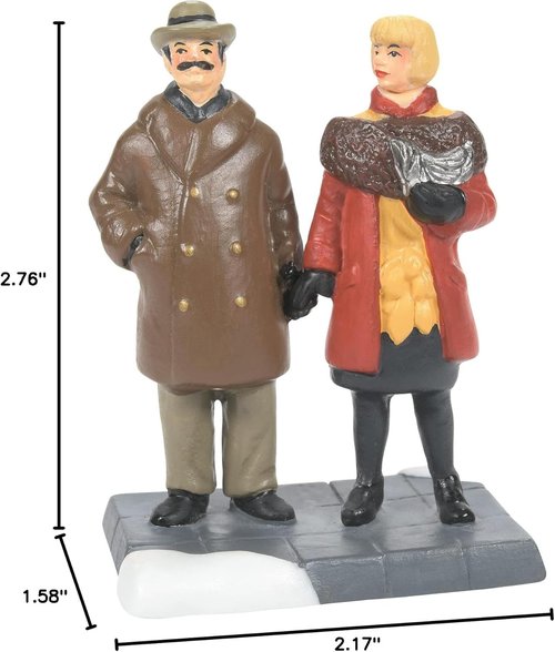Department 56 | Christmas In The City Village Dinner Figurine - 2.76 Inch, Multicolor Decor