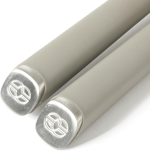 Calphalon Edge Stainless Steel Can Opener | Heavy-Duty Multifunction Tool with Rubber Handle - Taupe