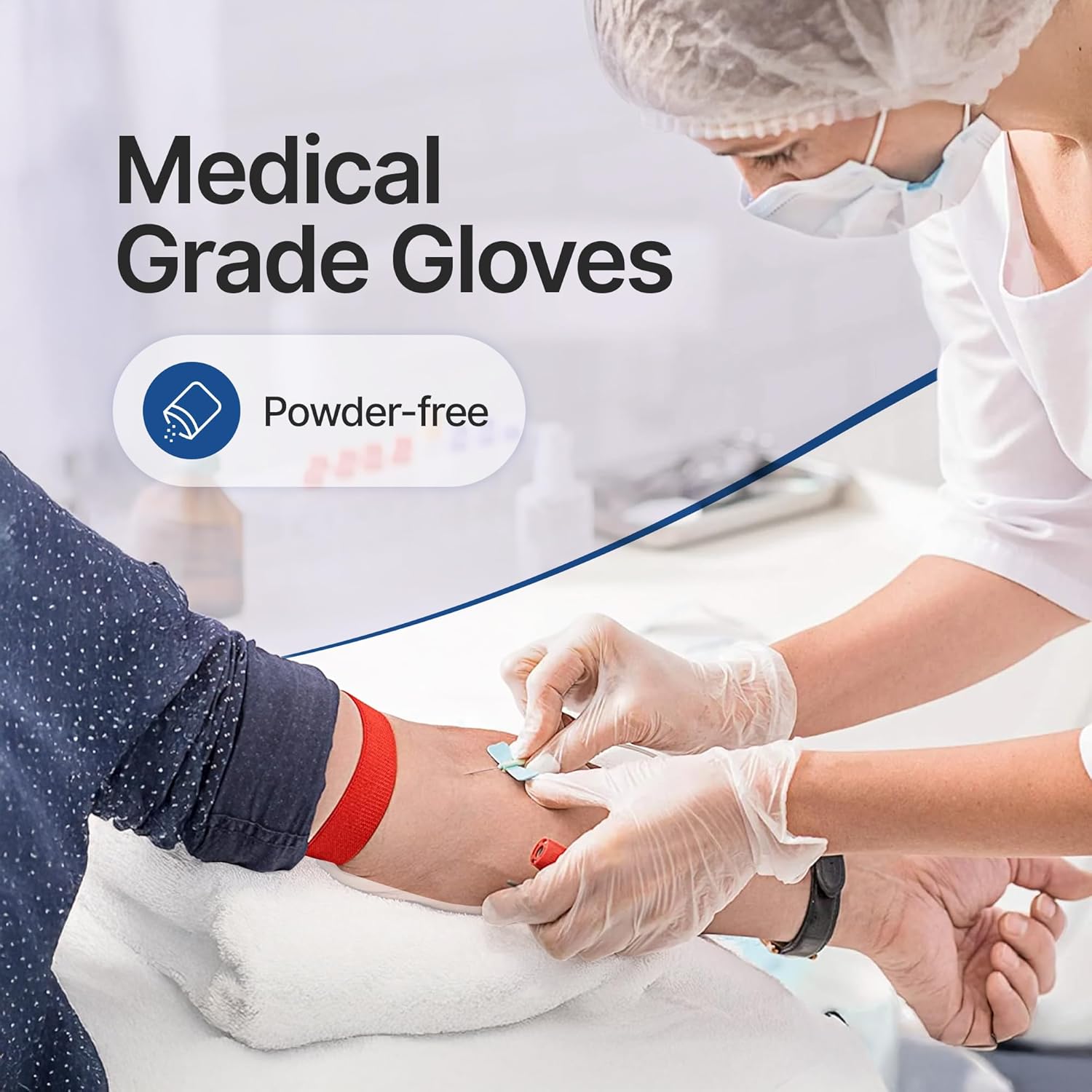 Schneider Clear Vinyl Exam Gloves - Latex-Free, Disposable, Powder-Free, 4 Mil Thickness