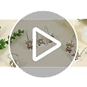 Highland Cow Shower Curtain Hooks - 12 Piece Decorative Bathroom Set