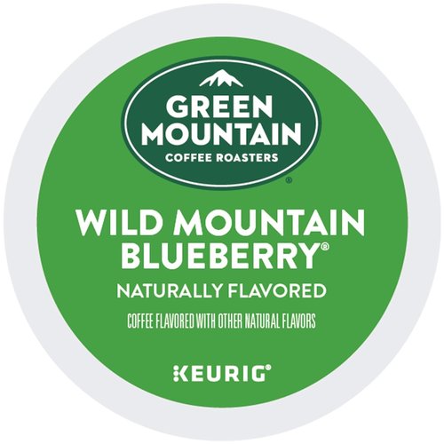 Green Mountain Coffee Wild Mountain Blueberry K-Cup Pods - Light Roast, 48 Count (2 Boxes of 24 Pods)