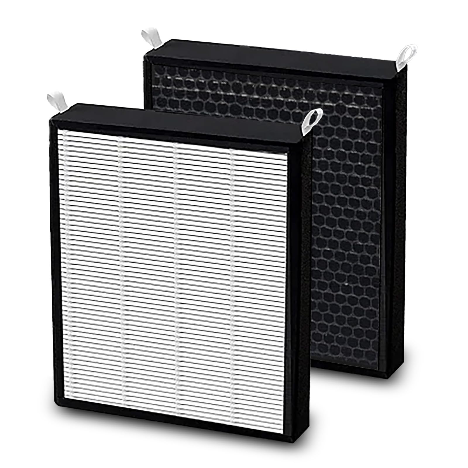 Prestivair 2 Pack 47001 HEPA/Carbon Combo Replacement Filters Compatible with NUWAVE OxyPure Model 47001 47002 47003 47004 47005 and 47006 Air Purifiers