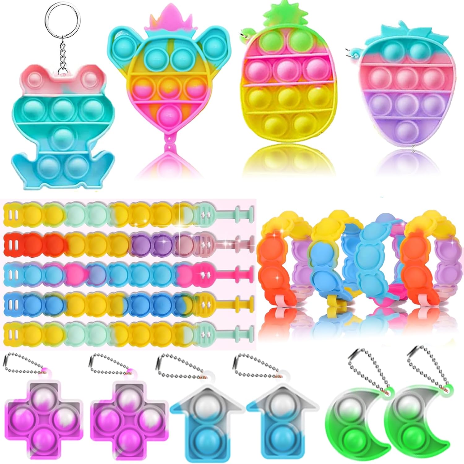 Mctuoba Treasure Box Toys - 128 Pack Party Favors for Kids | Ideal for School Prizes & Goodie Bags