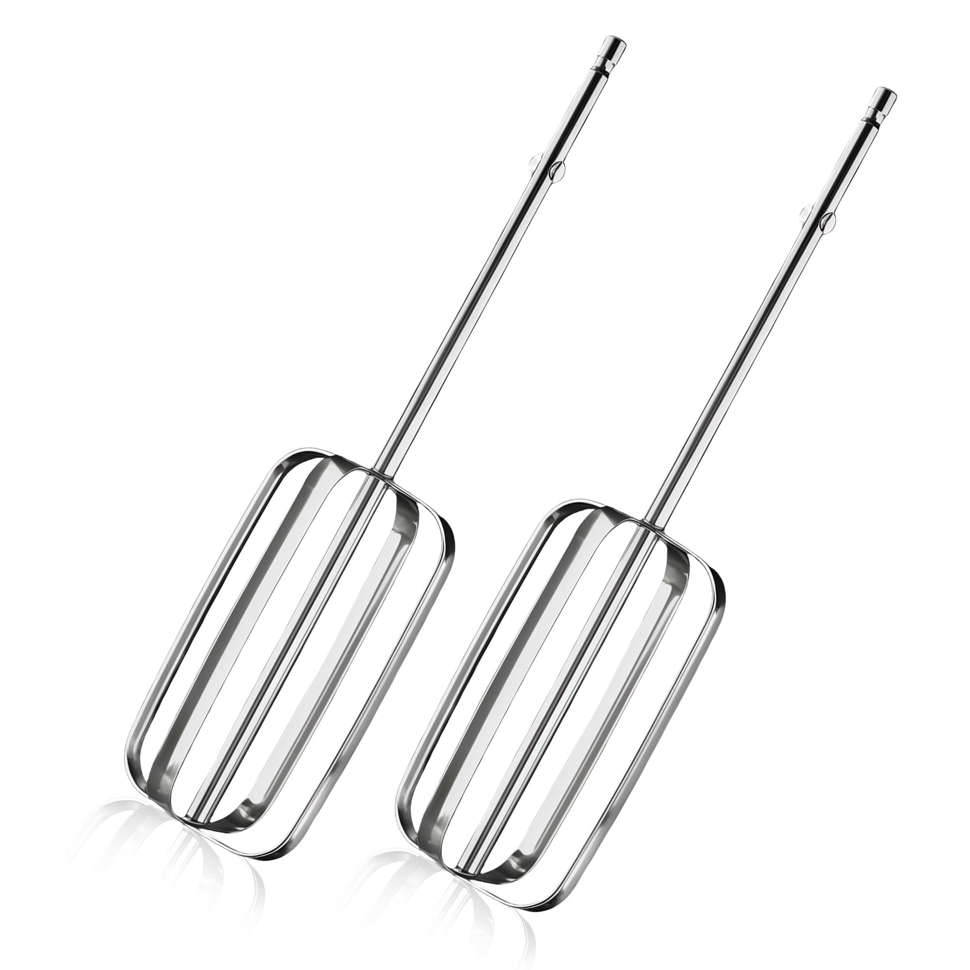 3MIRRORS Hand Mixer Beaters for Hamilton Beach Hand Mixers 62682RZ, 62692, 62695V, 64699, Stainless Steel stand mixer whisk Replacement Attachments 2-Pack