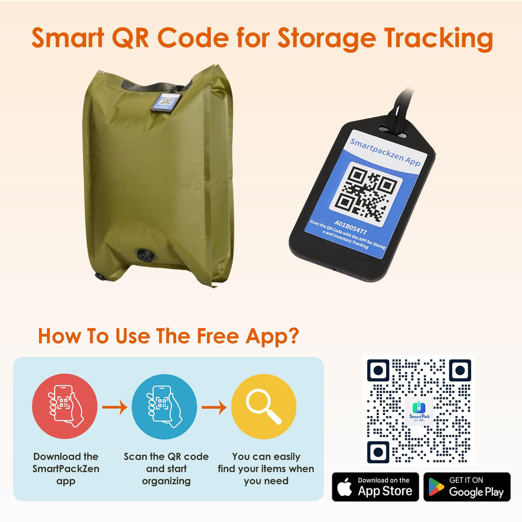 Bfhosehold Heavy Duty Vacuum Storage Bags with Electric Pump & Hand Compression, 4 Pack Vacuum Seal Bags for Clothing, Bedding, Space Saver Bags Includes Smart QR Code for Inventory Tracking