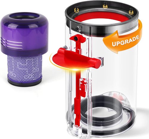 Dyson Upgraded Canister | Compatible Dust Bin with HEPA Filter for V11, V15, SV14, SV15, SV22