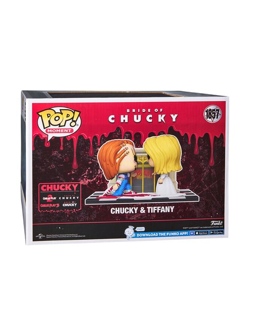 Chucky & Tiffany Movie Moment Funko POP! - Bride of Chucky, Multicolor