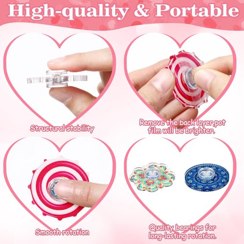 Civaner 24 Pack Fidget Spinners Bulk, End of the Year Gifts for Students Mini Fidget Spinner for Kids Toys Adults Classroom Prize for Autism ADHD Anxiety Toys Stress Relief Fidgets Classroom Prizes