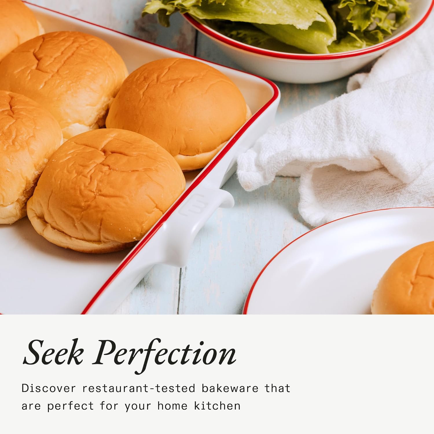 Made In Cookware - Baking Slab | Pure French Porcelain | Crafted in France | Elegant White Finish