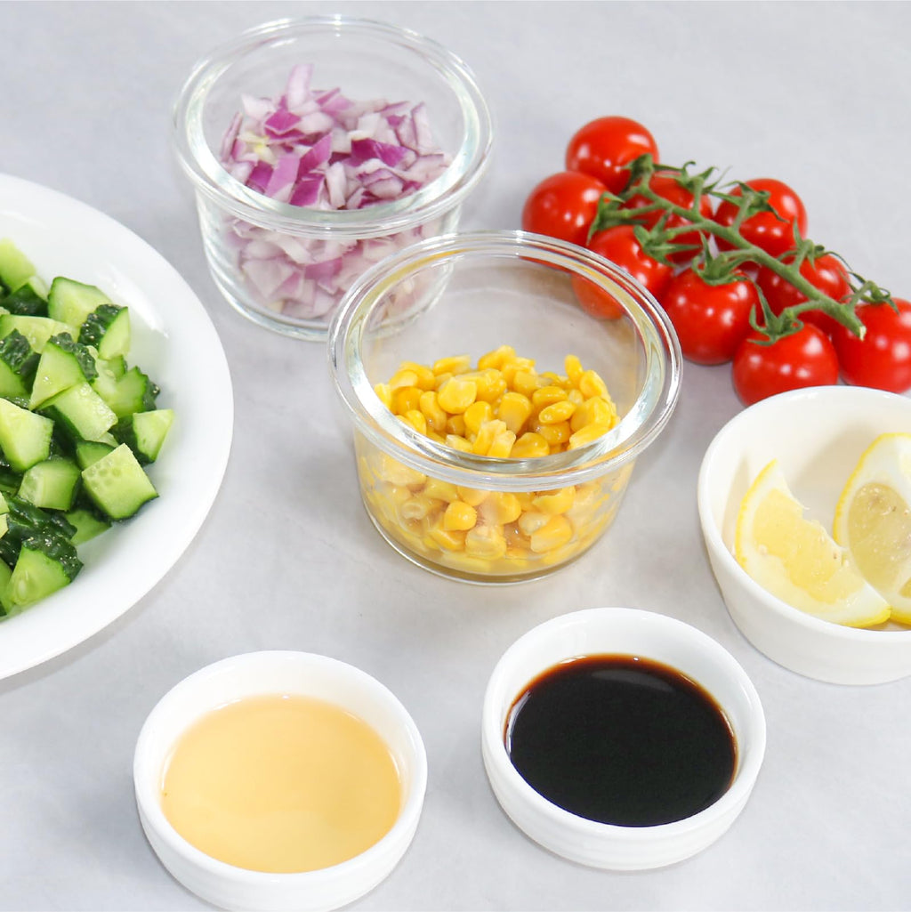 Iyulania Set of 6 Small Glass Storage Containers, 7 oz Food Containers with No-Spill Lids, Thick Glass Jars for Meal Prep, Baby’s Snacks, Leftovers and Sauces, Dishwasher & Microwave Safe