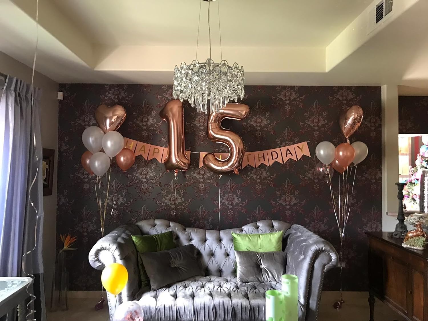 Number 25 Balloons - Rose Gold 40-Inch Birthday Decorations for Women & Men | Perfect Photo Prop for Celebrations