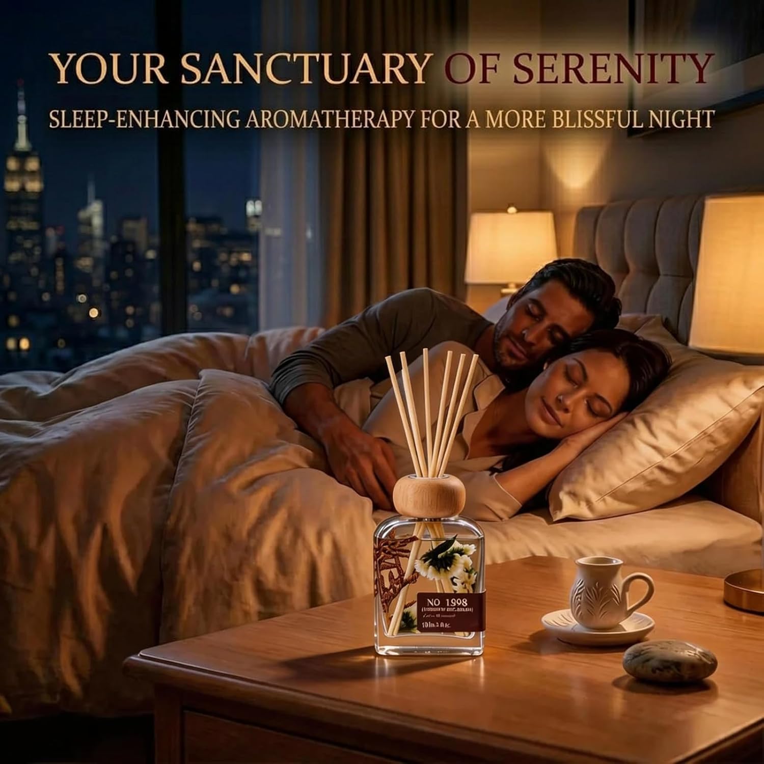 Ritz Carlton Luxury Reed Diffuser - No.1898 Hotel Collection | 100ml Long-Lasting Room Freshener Gift Set