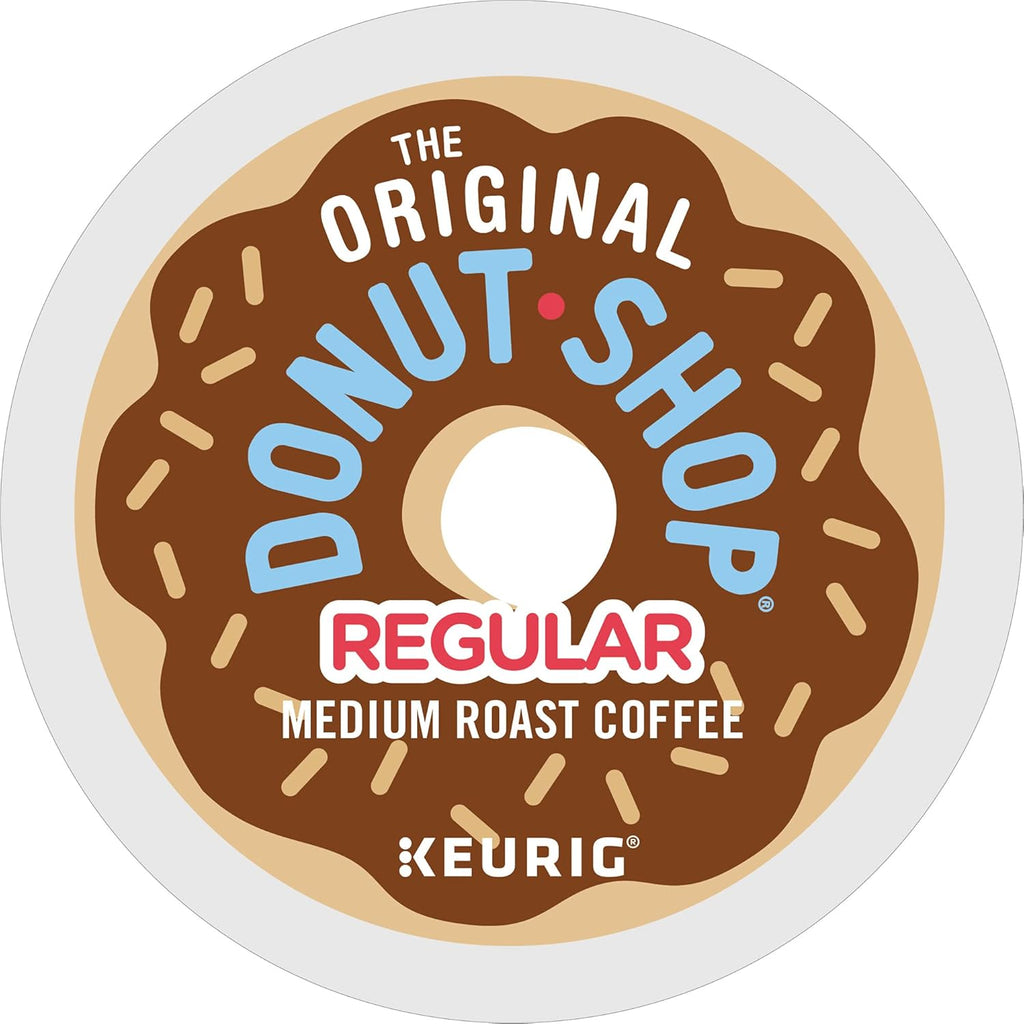 Original Donut Shop Medium Roast Coffee Pods - Regular Single-Serve Keurig K-Cup Pods | 32 Count