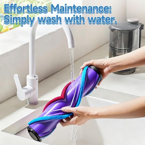 POMBEU Vacuum Attachments Cordless Parts Compatible with Dyson V7 V8 V10 V11 V15, Head Replacement with Quick-Release Brush Roller & LED Light,Powerful Suction Removes Dust for Carpet & Hardwood Floor