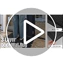 tchdio 17"x29" Front Door Mat, Heavy-Duty Non-Slip Outdoor Entrance Rug