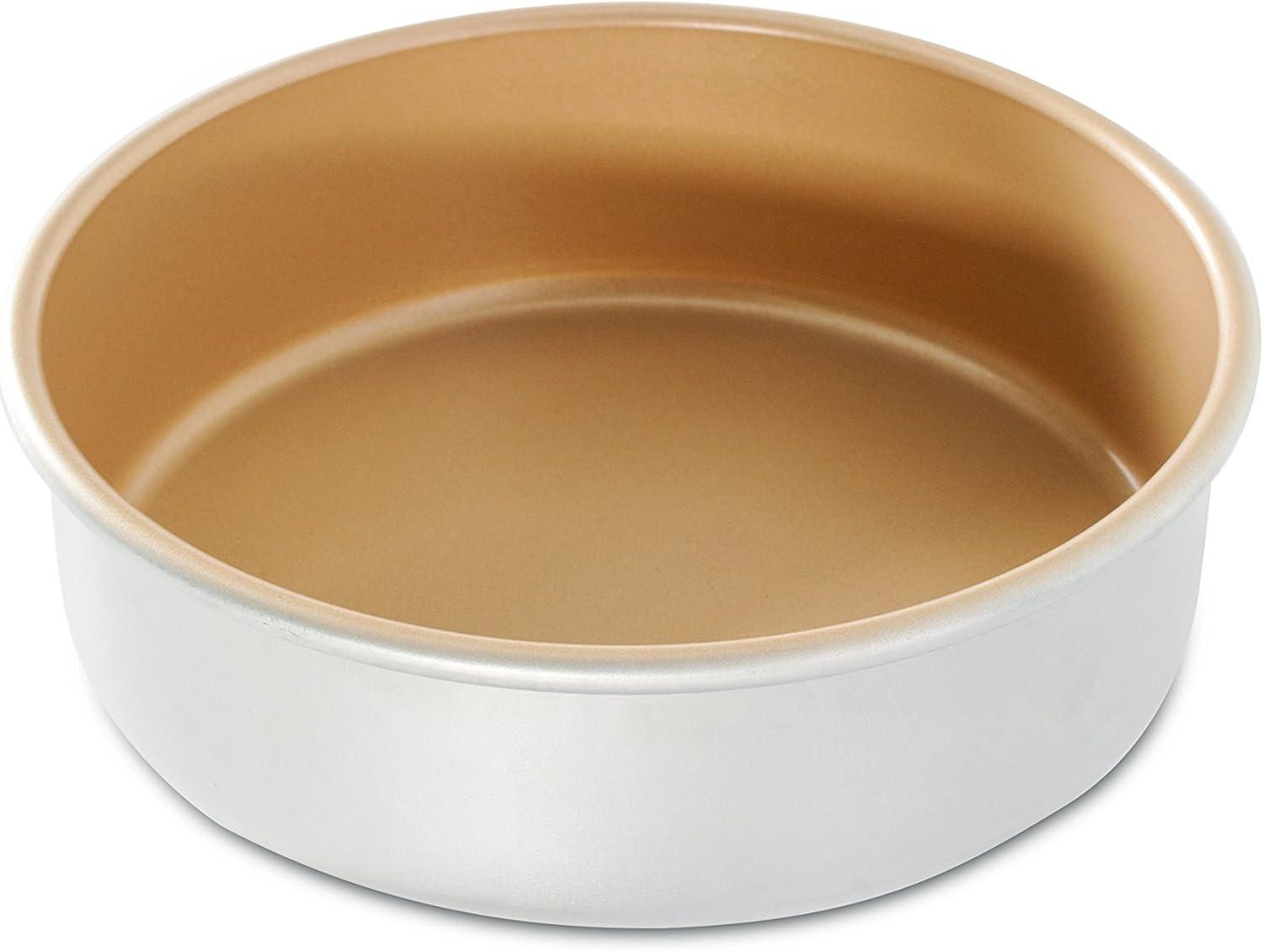 Nordic Ware Naturals Nonstick Round Cake Pan - 8-Inch Durable Bakeware for Perfect Cakes