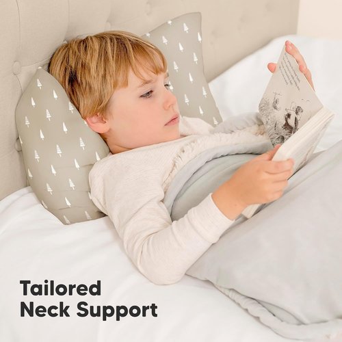 KeaBabies Toddler Pillows - Soft Organic Cotton for Ages 2-5 | 13x18" | Machine Washable, Ideal for Sleep & Travel