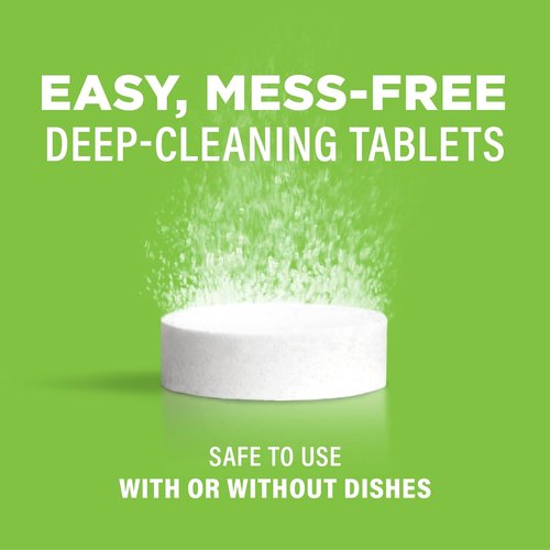 Affresh Dishwasher Cleaner - Eliminate Odor, Bacteria & Grime - 6 Tablets for 6 Month Supply
