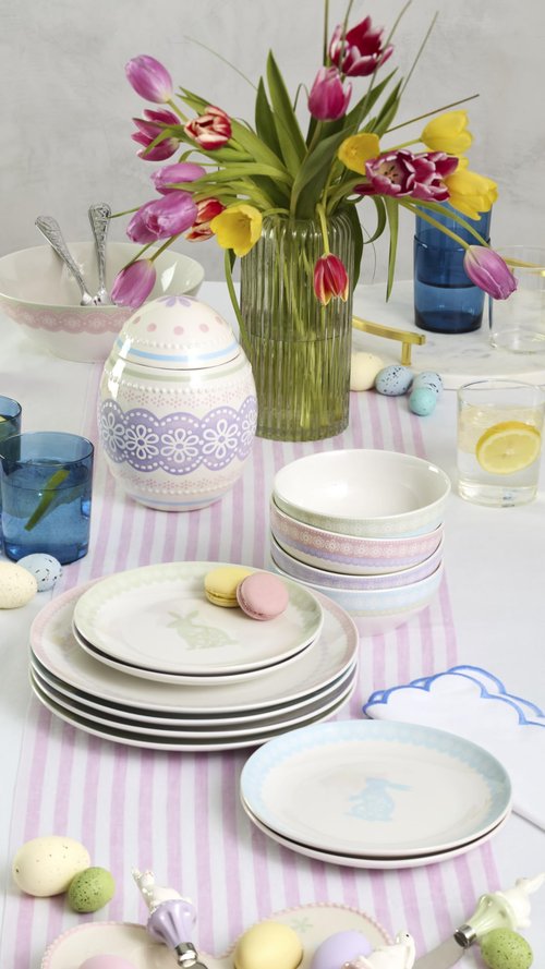 Oneida 898189 Bunny Hop Accent Plates, Set Of 4