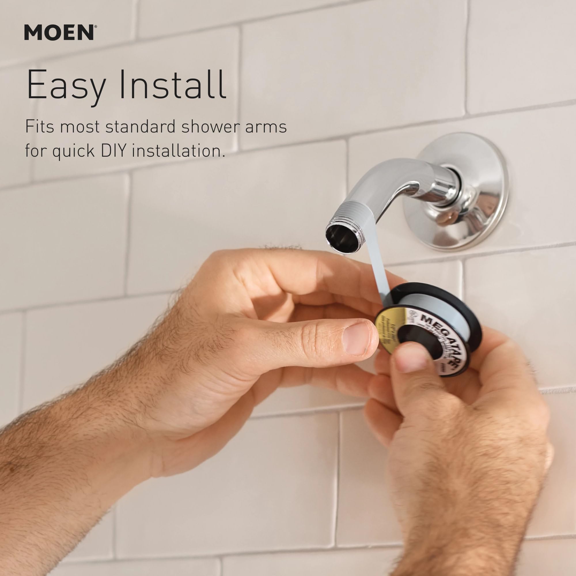 Moen Engage Spot Resist Brushed Nickel Six-Function 5.5-Inch Removable Handheld Showerhead with Magnetic Docking System, 26112SRN