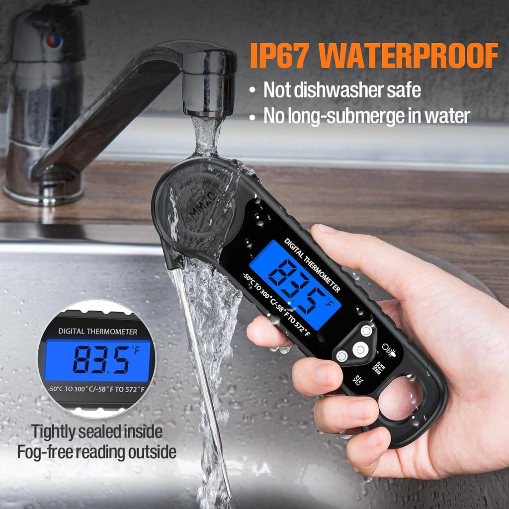 AMMZO Digital Meat Thermometer - Instant Read Cooking & Grilling Tool | Perfect Kitchen Gadget for All Chefs