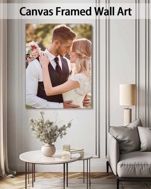 AbcCustomize Canvas Prints - Personalized Photo Art for Living Room & Bedroom Decor | Fast Next Day Shipping