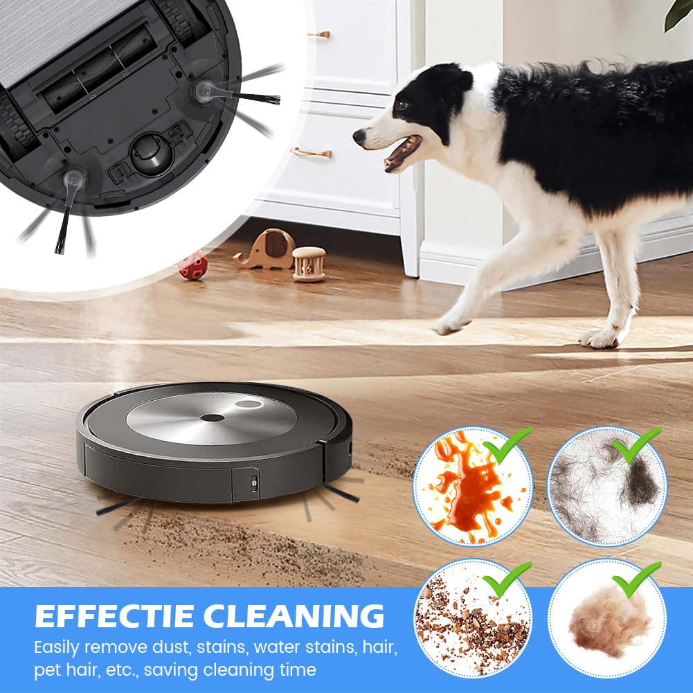 12pcs Replacement Parts for Shark Robot, shark vacuum accessories, Replacement Side Brushes Compatible with All Shark IQ and AI Series Robot Vacuum Models