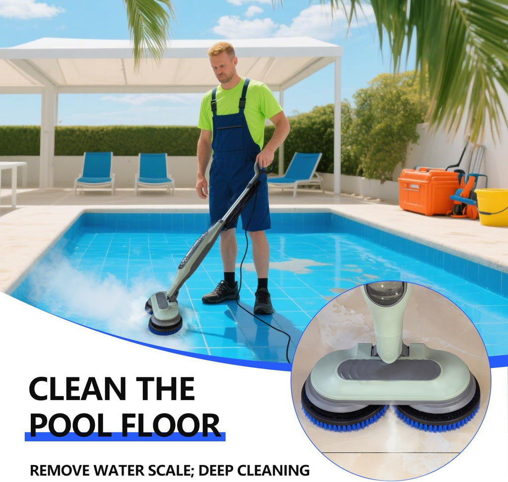 Shark Steam Mop Pads - Replacement Brush Head for S7000/S7001/S8201 Series | Nylon Bristles for Deep Cleaning Hardwood & Tile Floors
