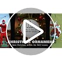 Golf Ornament - Ceramic Christmas Tree Decoration & Car Accessory