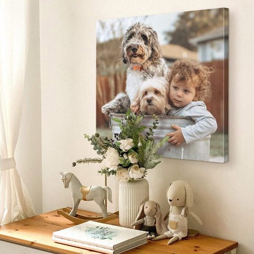 Canvas On Demand Custom Canvas Prints - Personalized Photo Wall Art for Family, Weddings & Pets | 14x11 Inch