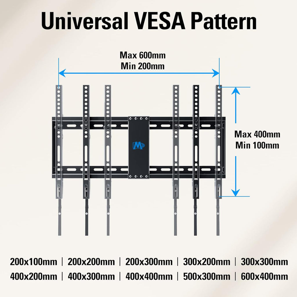 Mounting Dream Tilt TV Wall Mount for 37-75 Inch TVs - Full Motion Mount for 26-55 Inch TVs