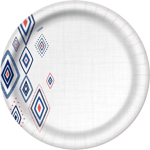 Dixie Disposable Paper Plates - Dinner Size, 10 1/16" | 220 Count in 5 Convenient Packs