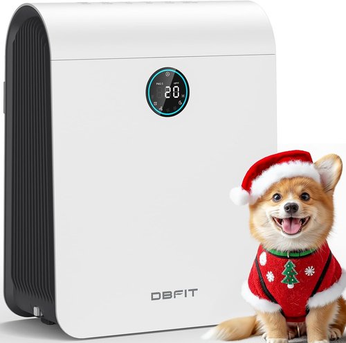 DBFIT H13 HEPA Air Purifier - Large Room Coverage Up to 2590 ft² with PM 2.5 Display & Washable Filter