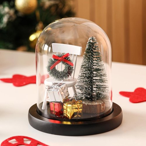 Christmas In Heaven Empty Chair Ornament - Memorial Gift For Loved Ones | Remembrance Tabletop Decor