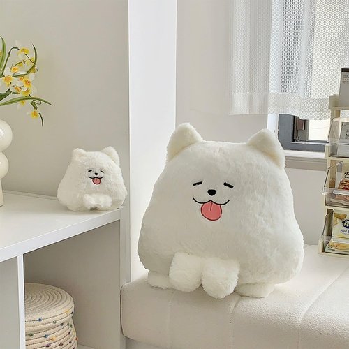 Goylmc Dog Plush Pillow,Dog Stuffed Animal, Home Decoration Gift for Kids Boys Adults (5.3 inch)