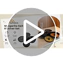 Black Margarita Salt Rimmer Set - 3-Tier Cocktail Glass Rimmer