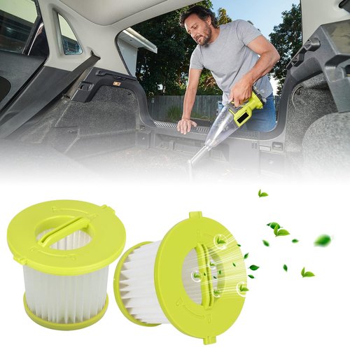 5 Pack HEPA Filters Replacement for Ryobi 18V ONE+ Hand Vacuum Models PCL700 PCL704 PCL705 Series, Compare to Part # A32F05N, A32HF00, HAHV33,BH57400V