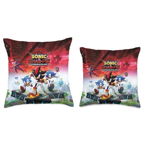 Sonic The Hedgehog, Sonic X Shadow Generations - Key Art Throw Pillow