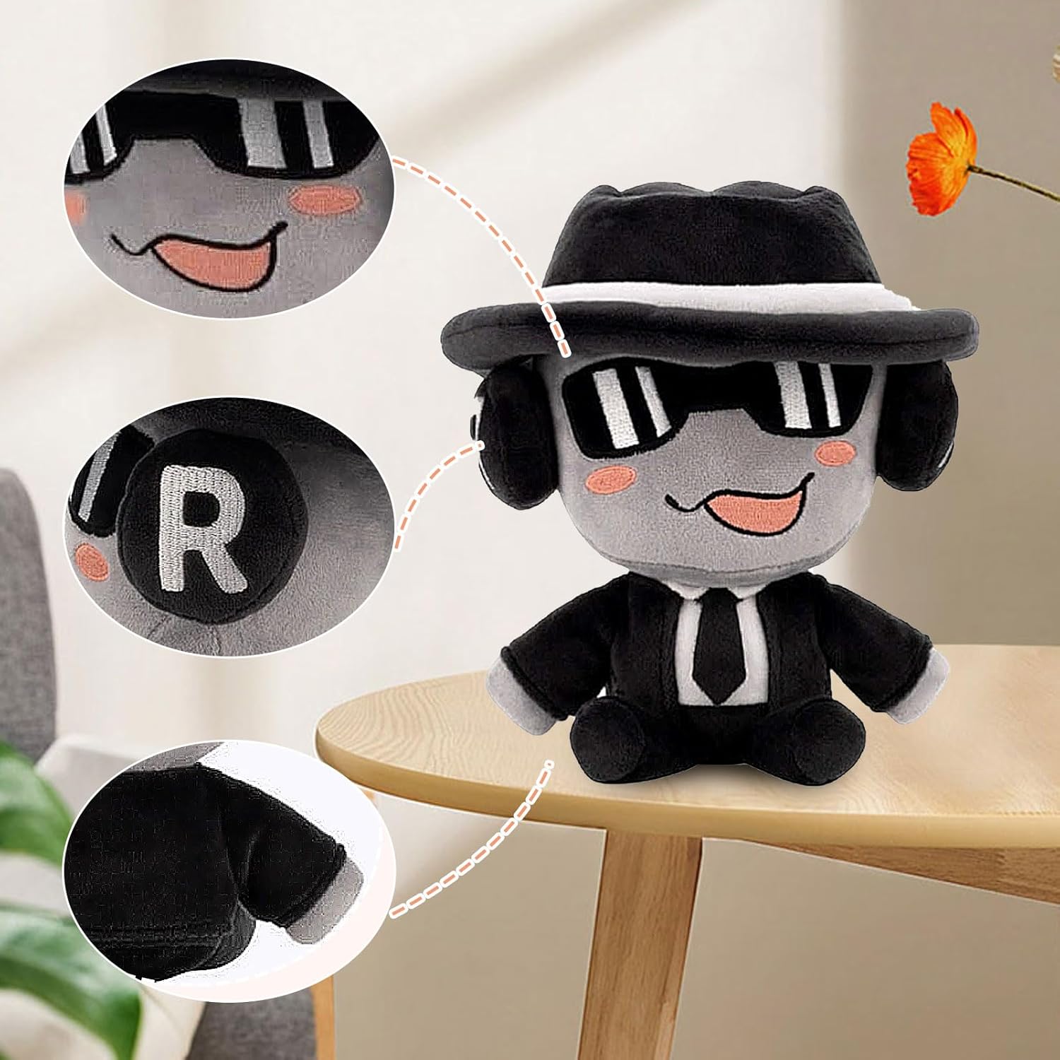 Skiennix 8-Inch Cartoon Game Plush Pillow - Perfect Stuffed Figure for Video Game Room Decor