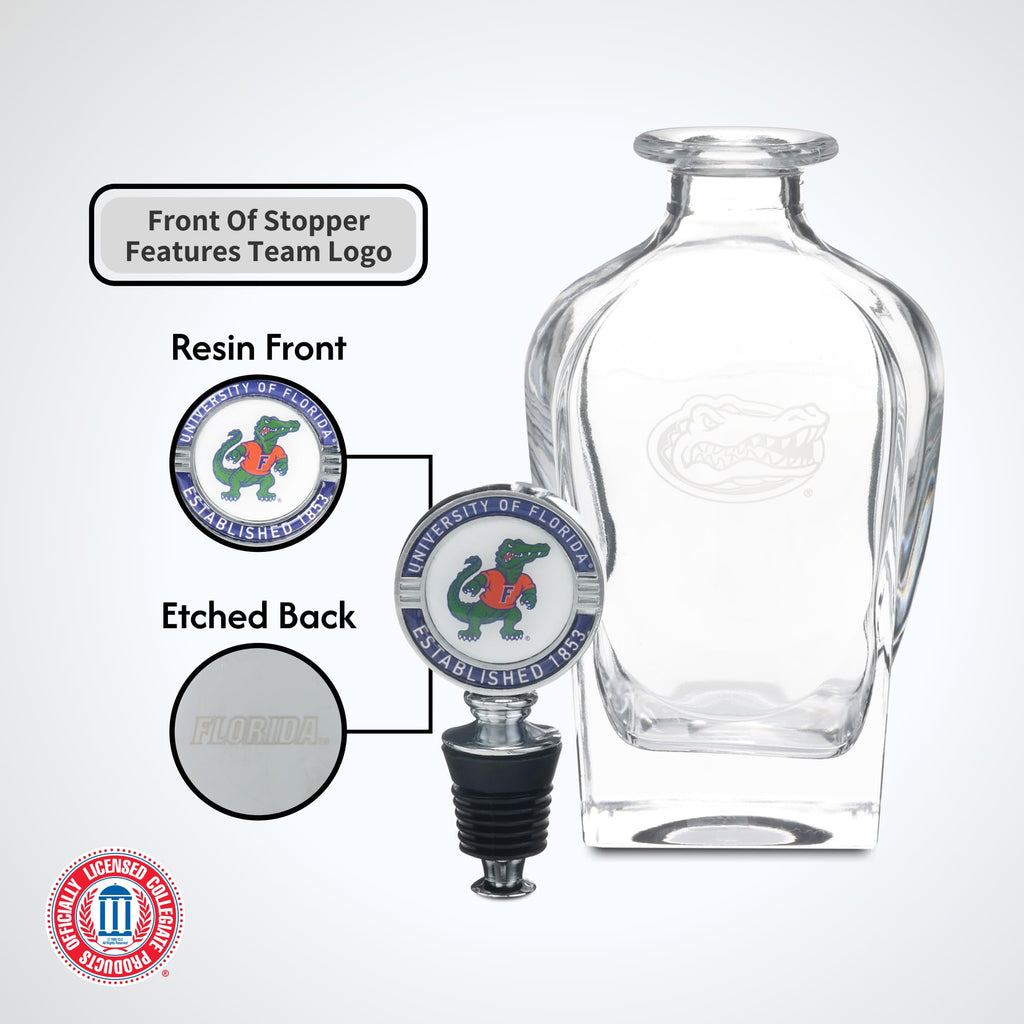 The Memory Company Officially Licensed Decanter with Mascot Stopper, University of Florida