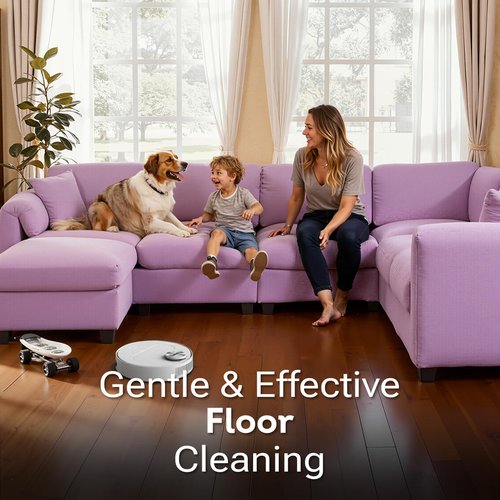 Snowlily 2 Pack Floor Cleaner Solution for Hardwood & Tile Floors, Robot Vaccum and Mop & Wet Dry Vacuum Cleaners, 1:100 Dilution Ratio