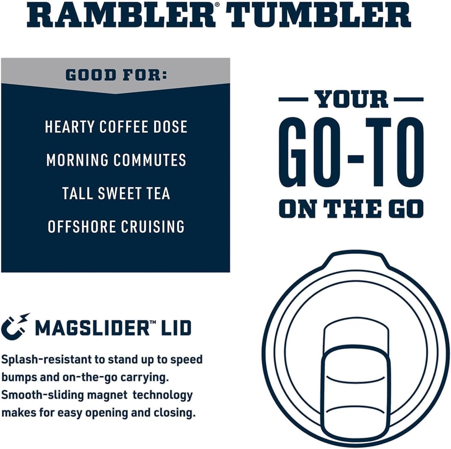 YETI Rambler 30 oz Stainless Steel Tumbler - Vacuum Insulated with MagSlider Lid | Seafoam Color