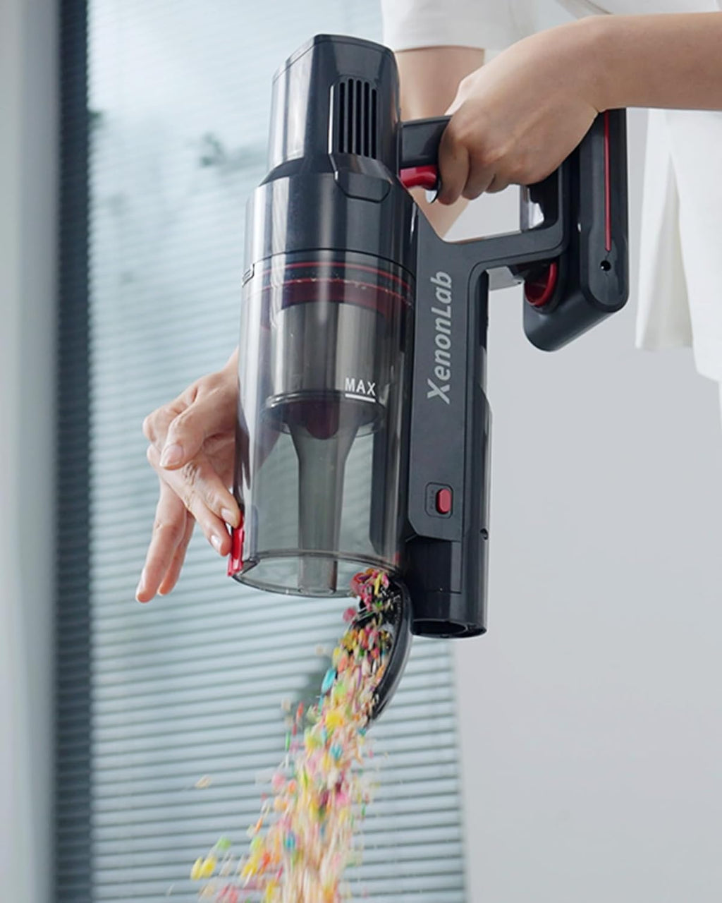 Skiennix Cordless Vacuum Cleaner - 75 Minutes Runtime, 55KPa Suction Power | Lightweight & Rechargeable for Home Use