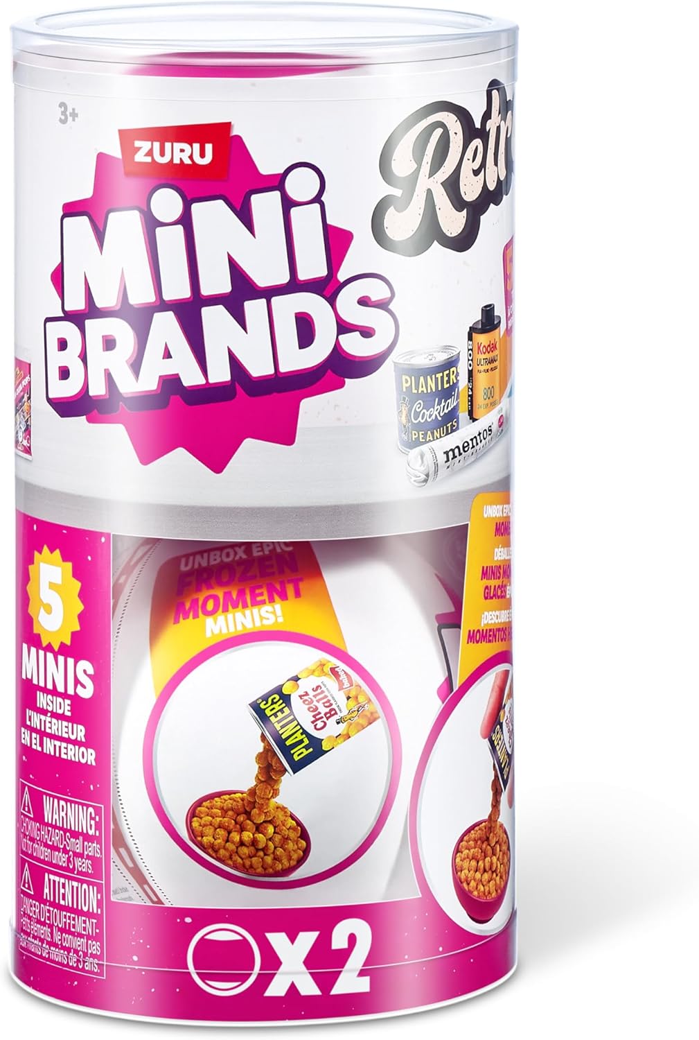 Mini Brands Retro Capsule 2-Pack | 60+ Mystery Minis to Collect | Real Licenses & Rare Collectibles
