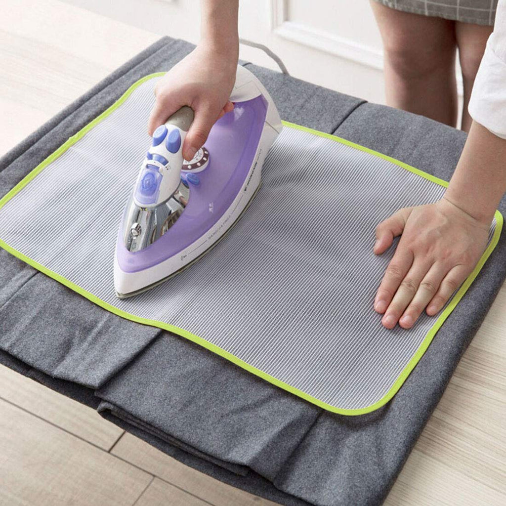 2 Pack High Temperature Resistance Protective Ironing Pressing Pad-Protective Scorch Saving Mesh (Large 23.62" x 15.74")
