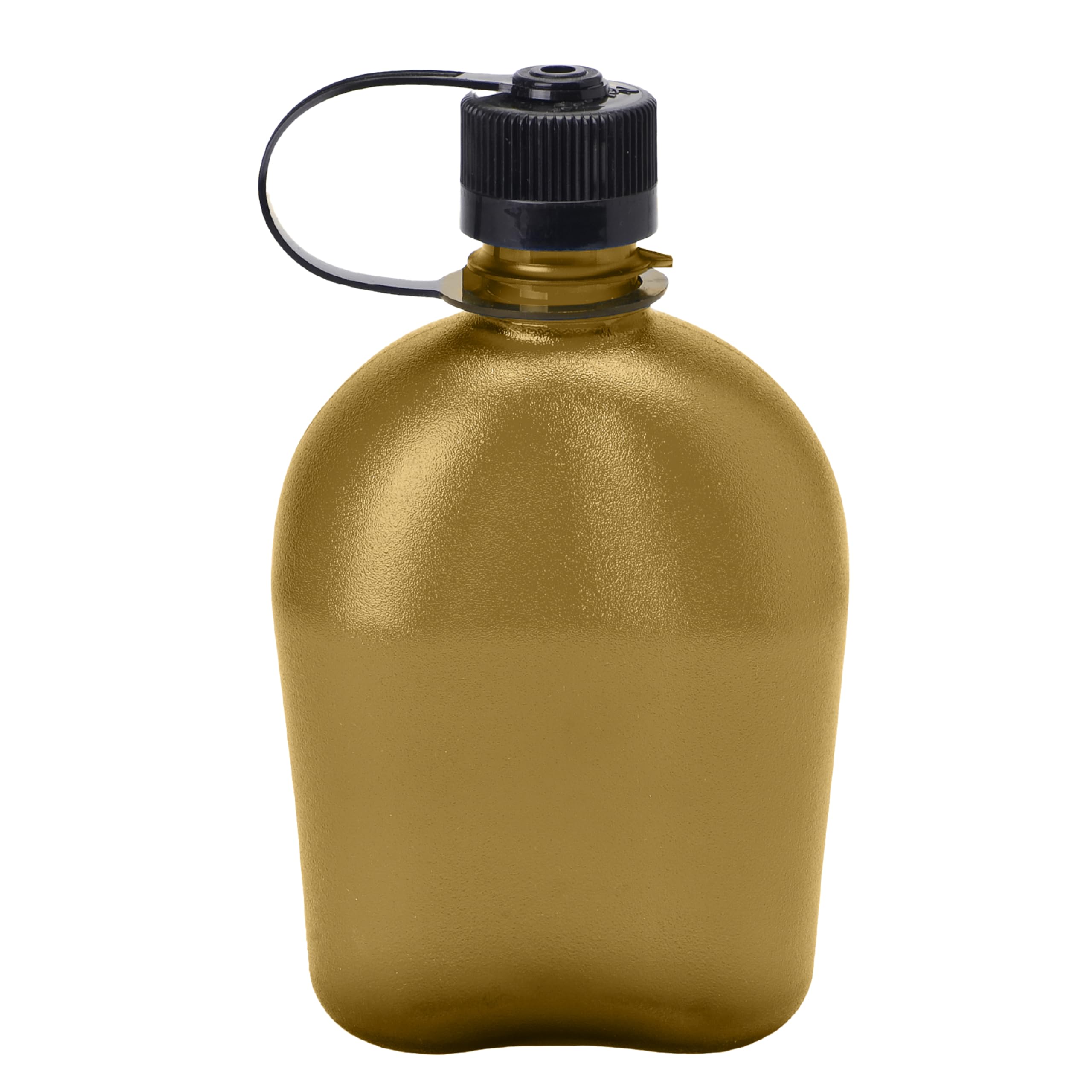 Nalgene Sustain Tritan BPA-Free Oasis Water Bottle Made with Material Derived from 50% Plastic Waste (Using ISCC Certified Mass Balance), 32 OZ, Coyote