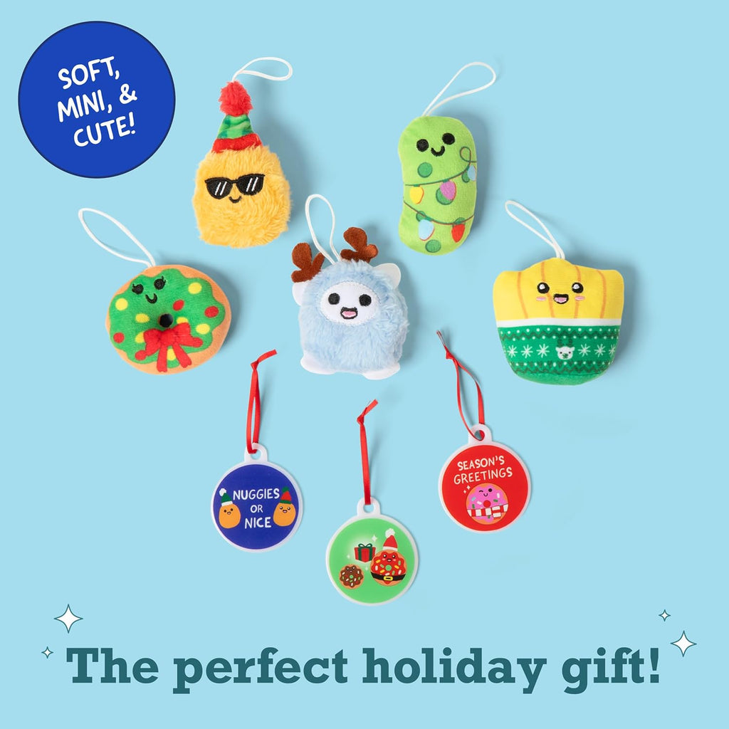 Relatable Emotional Support Advent Calendar - 24 Mini Plush Toys & Ornaments | Perfect Stocking Stuffer for All Ages