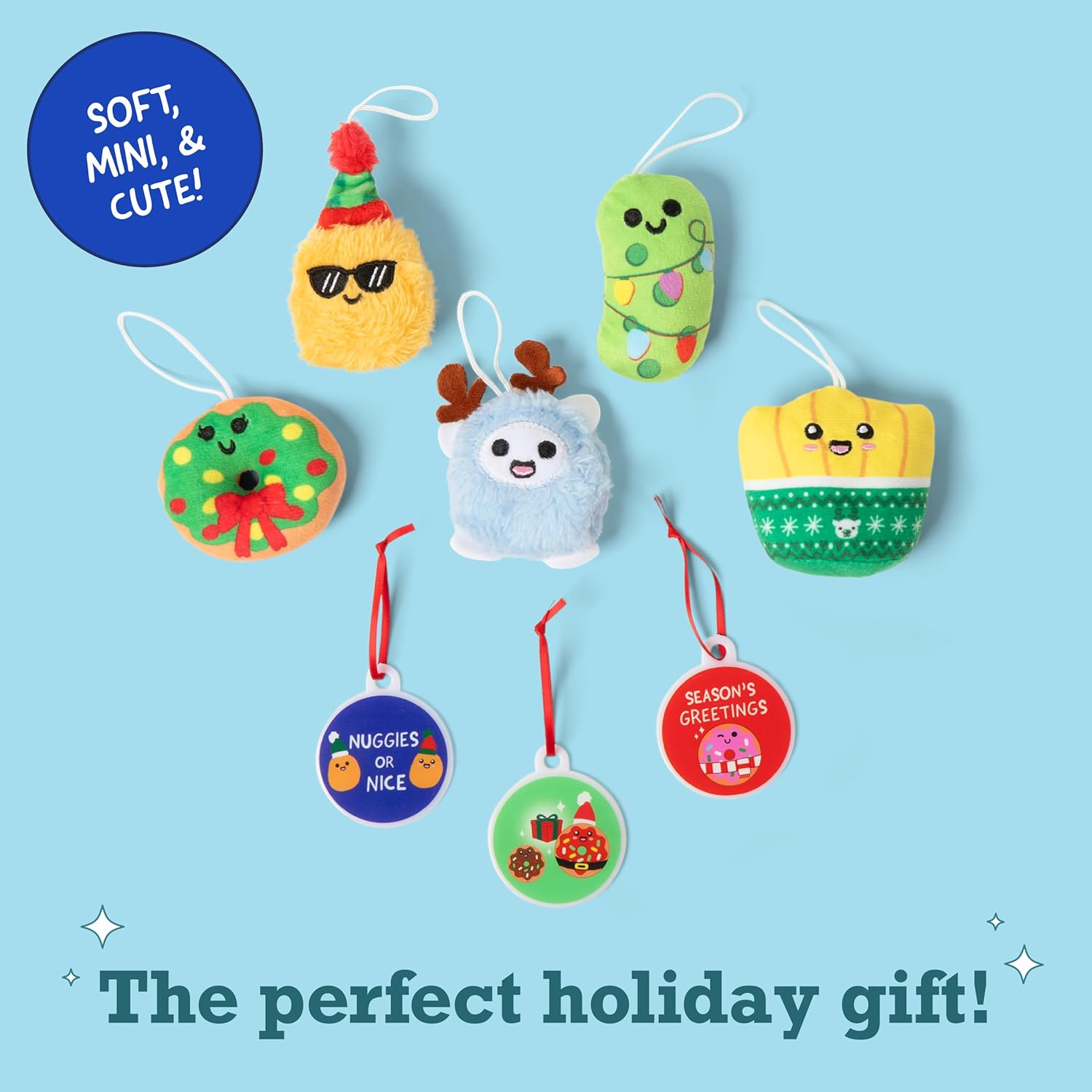 Relatable Emotional Support Advent Calendar - 24 Mini Plush Toys & Ornaments | Perfect Stocking Stuffer for All Ages