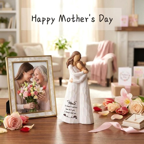 Kohehe Handmade Figurine Gift for Mom - Meaningful 5.5" Birthday & Mother's Day Present | Unique Keepsake