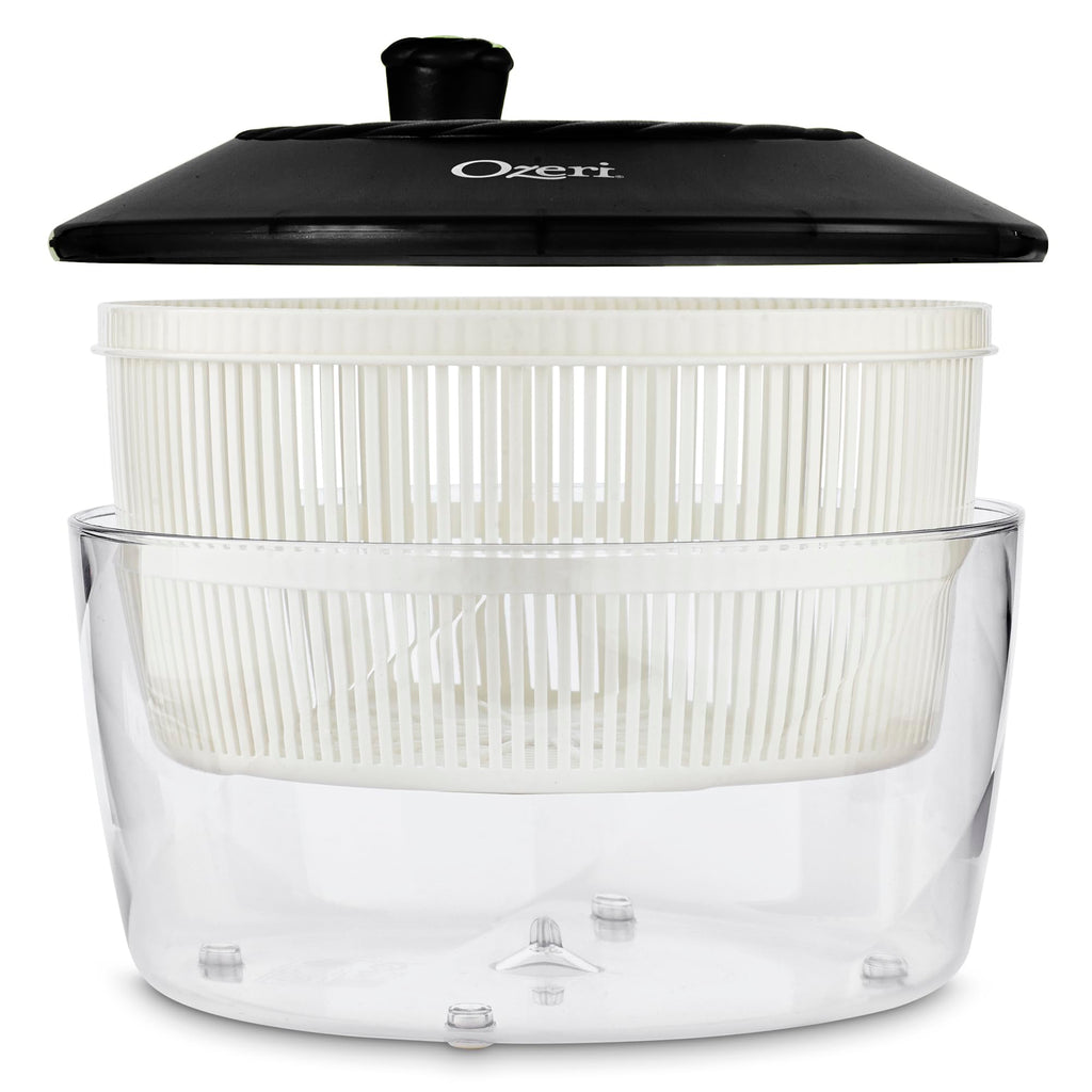 Ozeri Italian Made Fresca Salad Spinner and Serving Bowl, BPA-Free